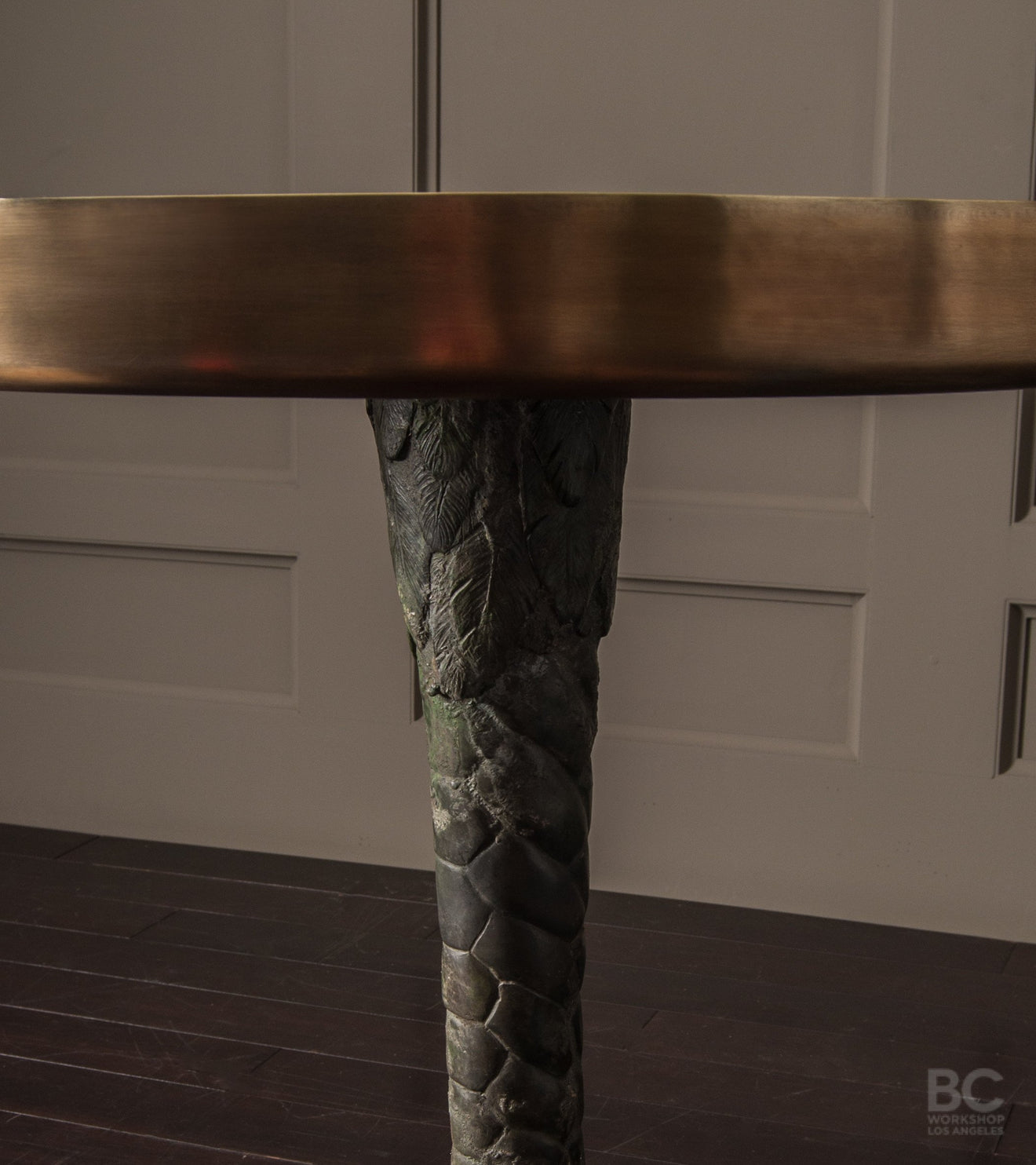Talon Table with Brass Top